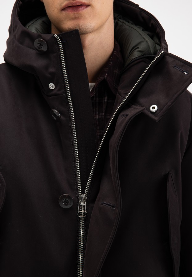 Afbeelding van Knox Jacket M2627017 Topaz Brown 694 - Heren Parka - Butcher of Blue